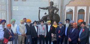 Banda Singh Bahadur Statue unveiled in Landmark UK Sikh Moment f