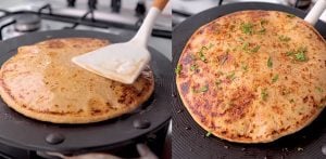 Easy Peri Peri Aloo Paratha You can make at Home f