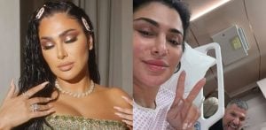Huda Kattan reveals Health Scare after Breast Implant Rupture f