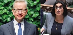 Michael Gove admits Crush on 'Gorgeous' Shabana Mahmood f
