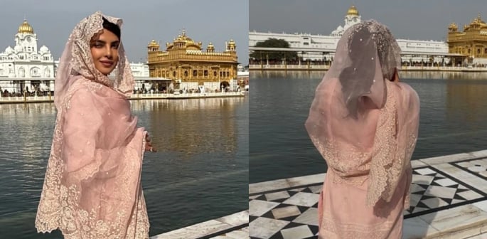 Priyanka Chopra Shares Photos from Golden Temple Visit f