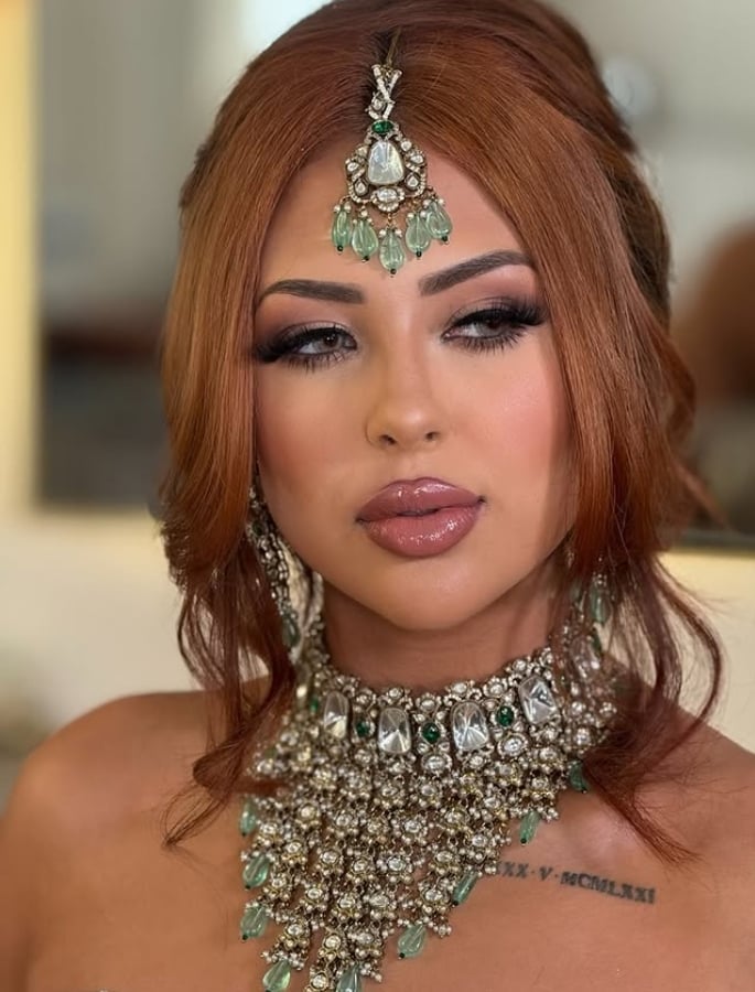 The Apprentice's Pascha Myhill dazzles in Silver Desi Attire - 2