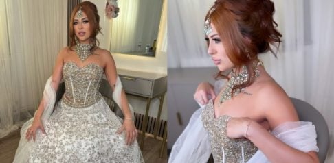 The Apprentice's Pascha Myhill dazzles in Silver Desi Attire - F