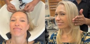 Blonde American stunned by £44 Luxury Hair Makeover in India F
