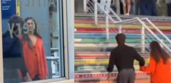 Shah Rukh Khan Helps Pregnant Deepika up the Stairs f