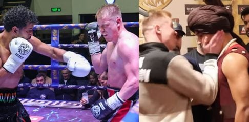 Boxer Neeraj Goyat beats Russian after Pre-Match Slap f