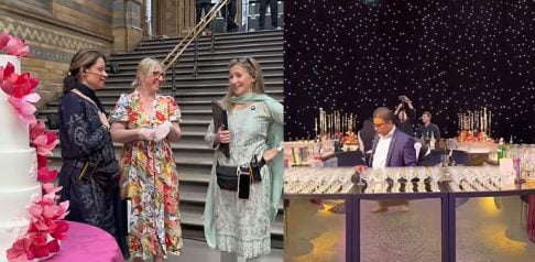 Natural History Museum transformed for Indian Wedding f