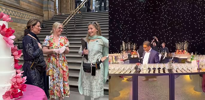 Natural History Museum transformed for Indian Wedding f