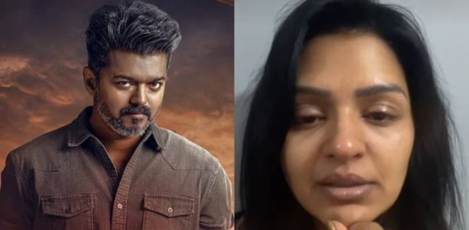 Anandhi Ajay Breaks Down After Scenes Cut 'Jana Nayagan' f