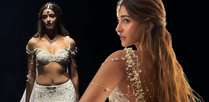 Ananya Panday sparks Debates in Gaurav Gupta Couture 2026 Lehenga