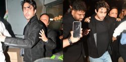রাঘব জুয়ালের জন্মদিনের পার্টির পর ভক্তদের ভিড়ে আরিয়ান খান।