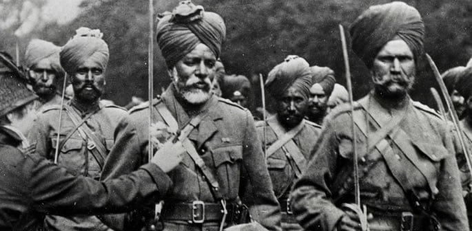 Wanajeshi wa Kipunjabi Waliosahaulika Vita vya Kwanza vya Dunia watambuliwa kwa Mara ya Kwanza f
