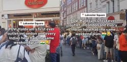 Haldiram's Leicester Square Launch draws Huge Queues Haldiram's Leicester Square Launch draws Huge Queues f