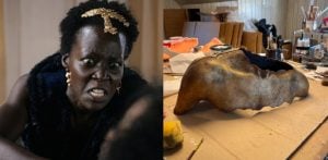 Lupita Nyong'o Wears Pieces by Pakistani Artist in 'The Odyssey' f