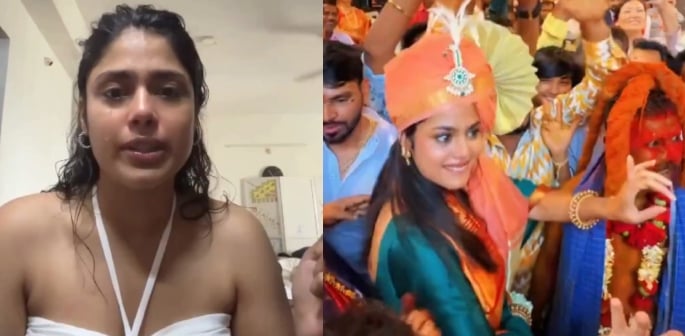 Faria Abdullah Breaks Down After Trolling Over Bonalu Festival f
