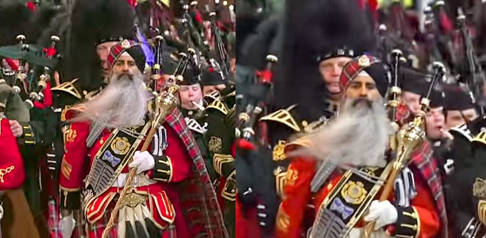 Sikh Police Officer steals show at Edinburgh Military Tattoo f