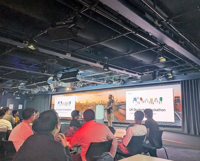UK University Students create AI Apps at Google Hackathon
