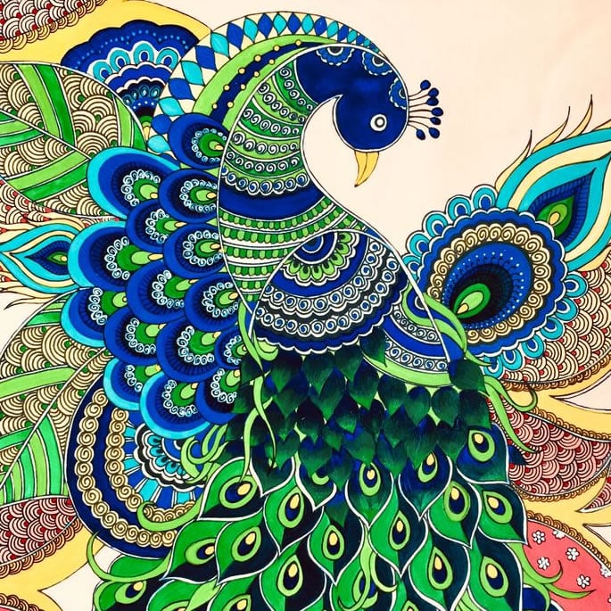 5 Indian Art Traditions that Bring the Peacock to Life 3