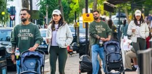 Anushka Sharma & Virat Kohli enjoy Casual Stroll in London f