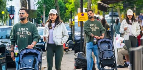 Anushka Sharma & Virat Kohli enjoy Casual Stroll in London f