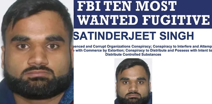Goldy Brar added to FBI's '10 Most Wanted List' with $1m Reward f