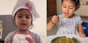 Little Chef Wins Hearts with Dal Dhokli Recipe f
