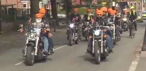 Sikh Motorcyclists honour Campaigner who changed Helmet Laws f