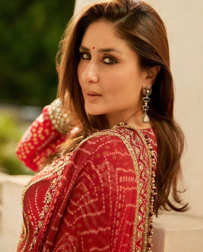 Kareena Kapoor Khan Stuns in Red Arpita Mehta Kurta Set