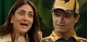 Kareena Kapoor teaches Lando Norris Indian Gestures over Chai f