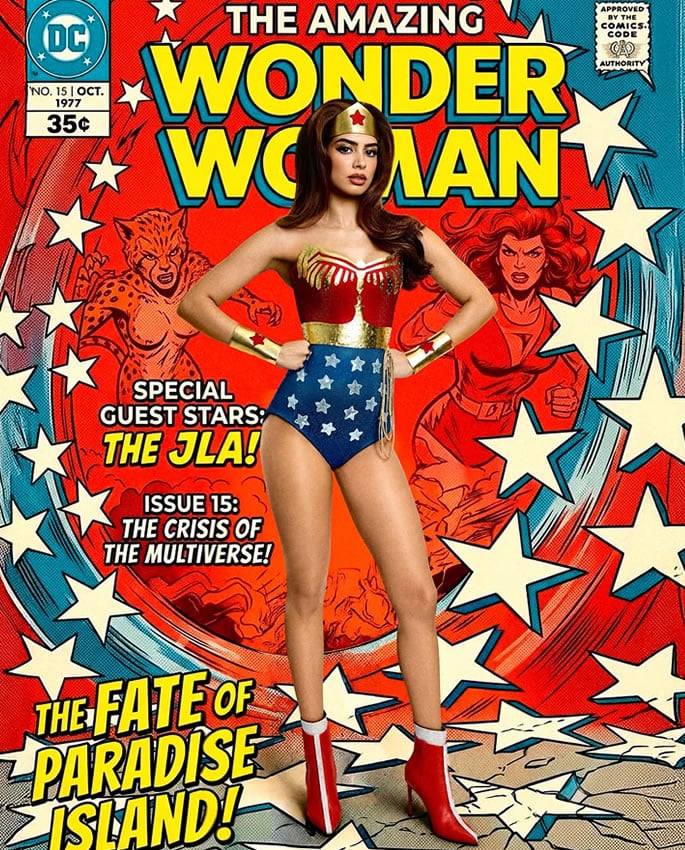 Khushi Kapoor Wows as Wonder Woman in Halloween Shoot