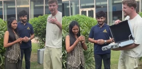 MrBeast gives Indian Woman $10k after Year-Long Challenge f