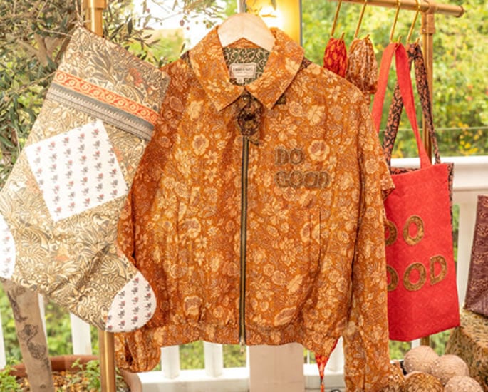 The Bicester Collection partners with I Was A Sari for Festive Collection